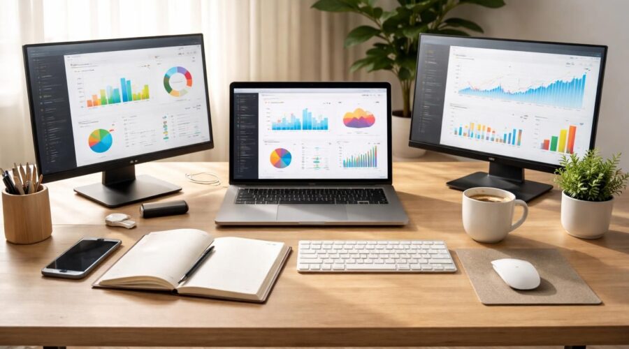 découvrez comment aménager efficacement un poste marketing en optimisant l'espace avec un pc portable et un double écran pour améliorer productivité et confort de travail.