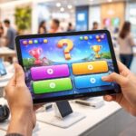 découvrez nos animations interactives avec quiz et jeux concours sur tablettes samsung en boutique pour une expérience client ludique et engageante.