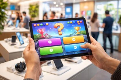 découvrez nos animations interactives avec quiz et jeux concours sur tablettes samsung en boutique pour une expérience client ludique et engageante.