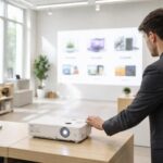 découvrez comment régler un vidéoprojecteur acer pour optimiser la lisibilité des prix et offres dans un magasin lumineux, assurant une visibilité claire et attrayante.