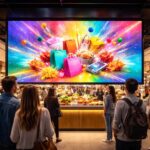 découvrez les offres du jour et promos dynamiques directement sur écran de projection dans votre point de vente, pour attirer l'attention et augmenter vos ventes efficacement.