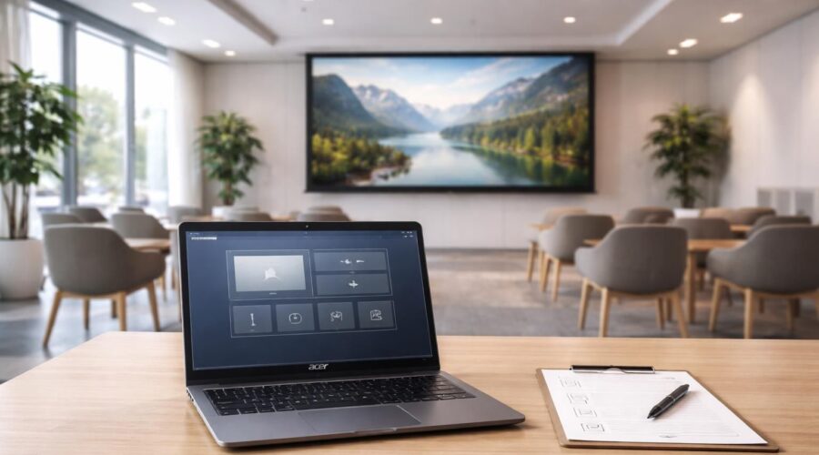 découvrez notre guide complet pour piloter votre projection depuis un pc portable acer dans notre showroom. suivez notre check-list pour une installation facile et efficace.