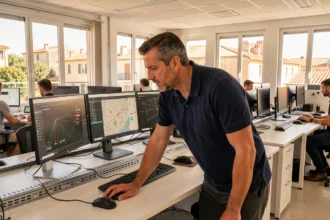 Technicien informatique professionnel dans un centre de dépannage informatique en Provence-Alpes-Côte d'Azur